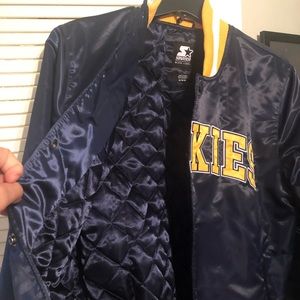 Limited cookiessf x starter satin sports jacket